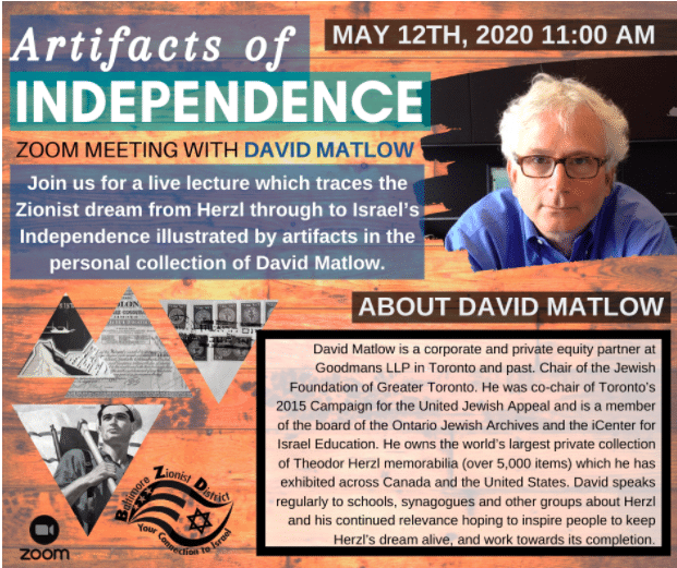 Artifacts of Independence: Zoom Meeting with David Matlow