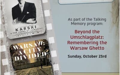Beyond the Umschlagplatz: Remembering the Warsaw Ghetto