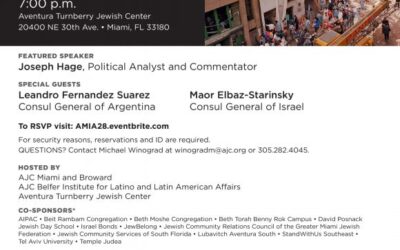 Aventura Turnberry Jewish Center presents: “28th Anniversary of the AMIA Jewish Community Center Bombing in Argentina”