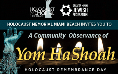 Community Observance of Yom HaShoah, Holocaust Remembrance Day