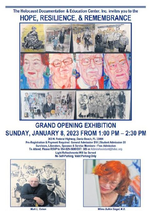 Hope, Resilience, & Remembrance Grand Opening Exhibition – Jewish Journal Palm Beach Central