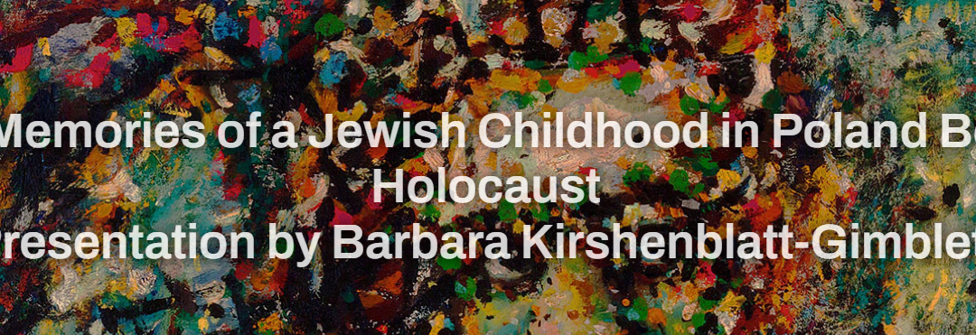 Painted Memories of a Jewish Childhood in Poland Before the Holocaust