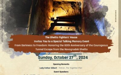 From Darkness to Freedom: Honoring the 80th Anniversary of the Courageous Tunnel Escape from the Novogrudok Ghetto